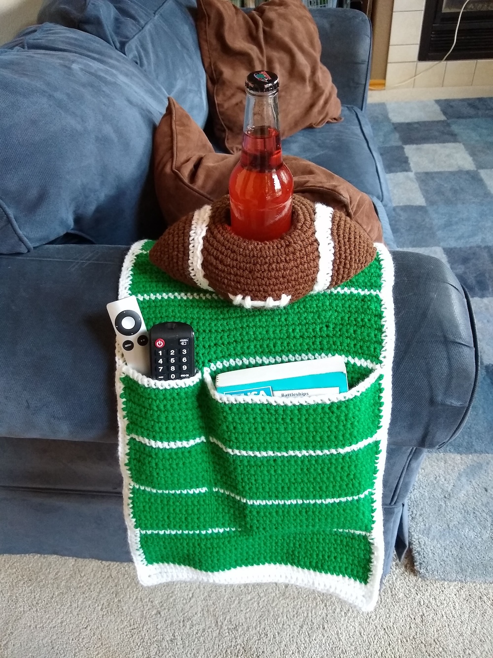 Football Remote and Drink Holder