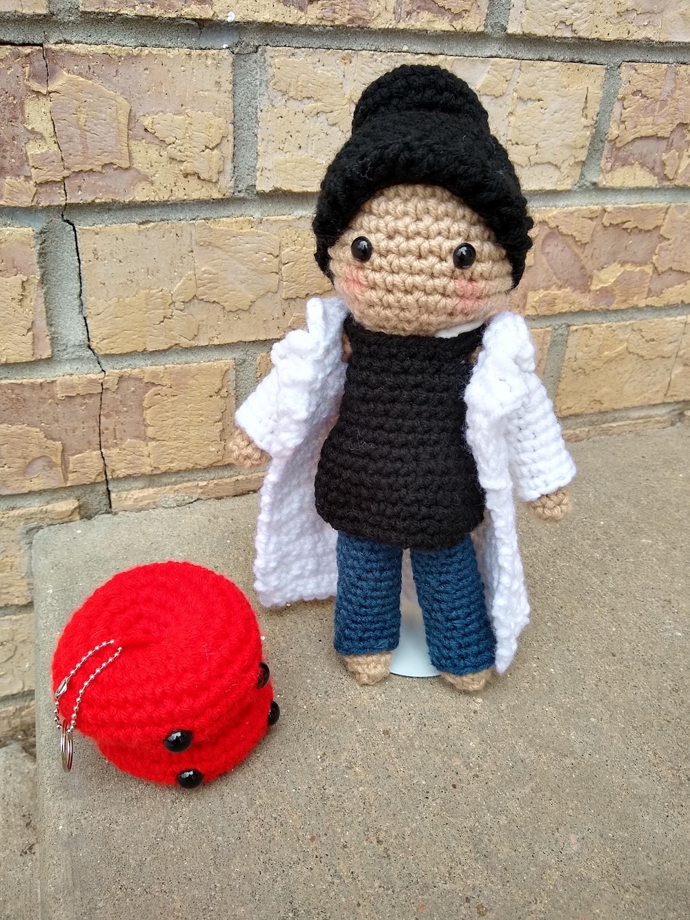 Scientest with Blood Cells