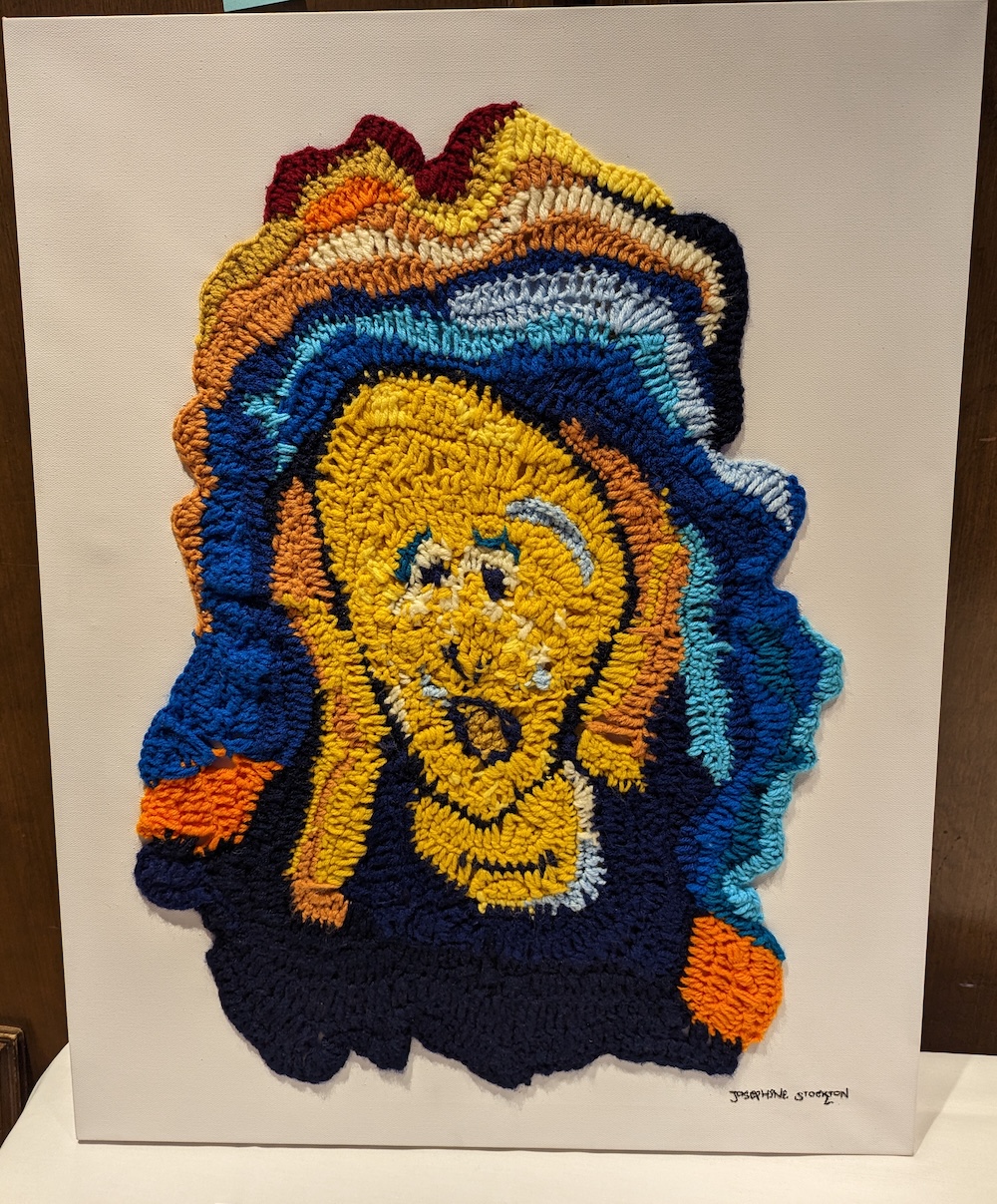 Freeform Scream Painting